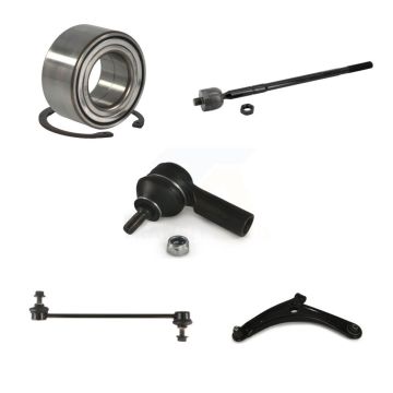 Front Left Bearing Link kit Lower Control Arm With Ball Joint Outer Inner Tie Rod Kit (5Pc) For K77-