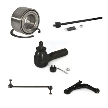 Front Left Bearing Link kit Lower Control Arm With Ball Joint Outer Inner Tie Rod Kit (5Pc) For K77-