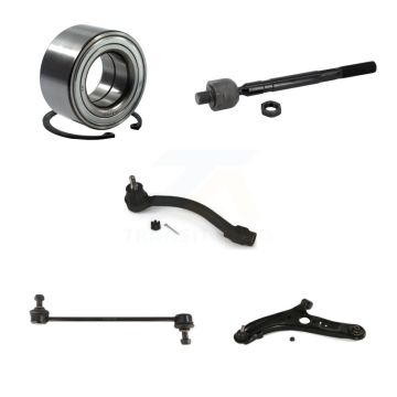 Front Left Bearing Link kit Lower Control Arm With Ball Joint Outer Inner Tie Rod Kit (5Pc) For K77-