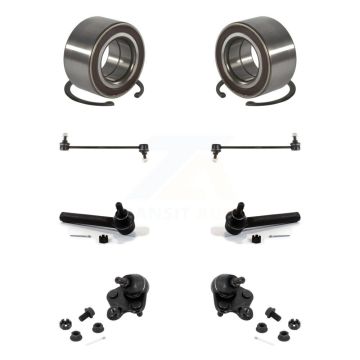 Front Wheel Bearing Lower Ball Joint Outer Tie Rod Sway Bar Link Kit (8Pc) For Honda CR-V K77-102622