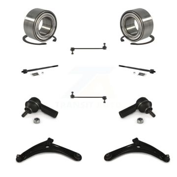 Front Bearing Lower Control Arm Outer Inner Tie Rod & Link Kit (10Pc) For Mitsubishi RVR K77-102633