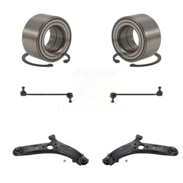 Front Bearing Lower Control Arm with Ball Joint And Link Kit For 2012-2017 Hyundai Accent K77-102639