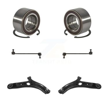 Front Bearing Lower Control Arm with Ball Joint & Sway Bar Link Kit For 2012-2017 Kia Rio K77-102640