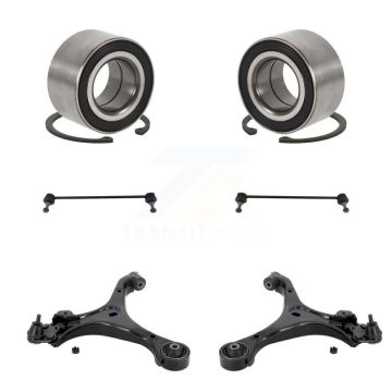 Front Bearing Lower Control Arm with Ball Joint Link Kit (6Pc) For Honda Civic Acura ILX K77-102653