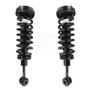 Front Complete Shocks Strut Coil Spring Assembly Pair For Ford F-150 Lincoln Mark LT 4WD K78A-100024