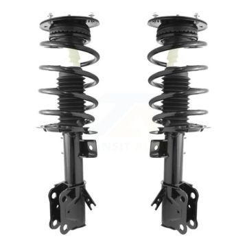 Front Complete Shocks Strut And Coil Spring Mount Assemblies Pair For Ford Fusion K78A-100346