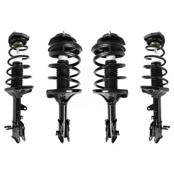 Front Rear Complete Shocks Strut Coil Spring Assembly Kit For 2001-2006 Hyundai Elantra K78A-100397