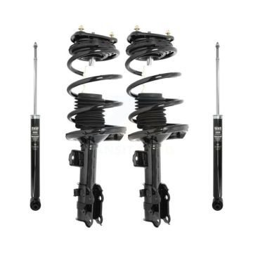 Front Rear Complete Strut And Coil Spring Kit For 2006-2011 Hyundai Accent Kia Rio Rio5 K78M-100088
