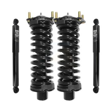 Front Rear Strut & Coil Spring Kit For Jeep Liberty Dodge Nitro Excludes Diesel Engines K78M-100089