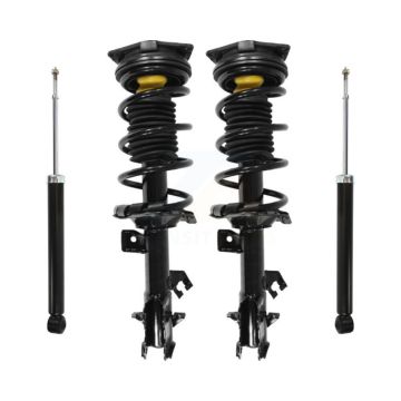 Front Rear Complete Shocks Strut And Coil Spring Mount Assemblies Kit For Nissan Versa K78M-100101
