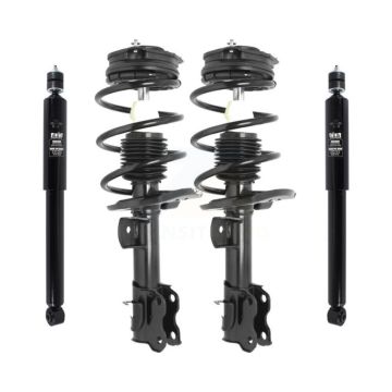 Front Rear Complete Shocks Strut Coil Spring Mount Assemblies Kit For 2013 Nissan Sentra K78M-100184