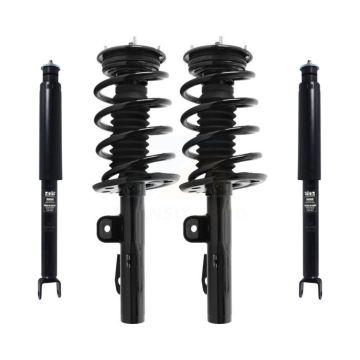 Front Rear Strut Coil Spring Kit For 2010-2012 Ford Taurus Excludes Turbo Charged Models K78M-100185