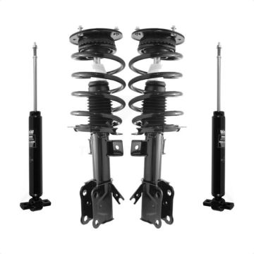 Front Rear Complete Shocks Strut And Coil Spring Mount Assemblies Kit For Ford Fusion K78M-100223