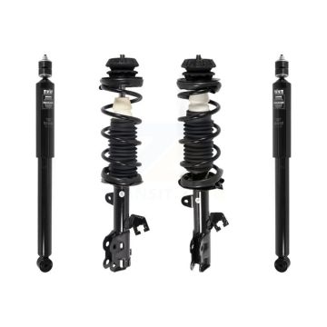 Front Rear Complete Shocks Strut Coil Spring Mount Assemblies Kit For Nissan Versa Note K78M-100300