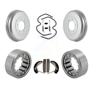 Rear Coated Brake Drum Shoe Hardware Bearing Kit For Chevrolet Colorado GMC Canyon Isuzu K7D-100005