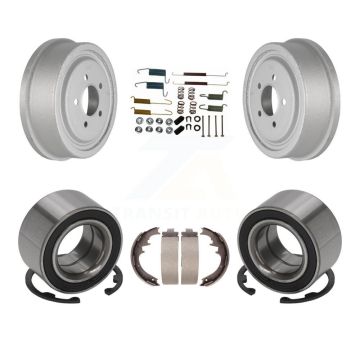 Rear Coated Brake Drum Shoe Hardware & Bearing Kit For Ford Ranger With 10" Diameter K7D-100007