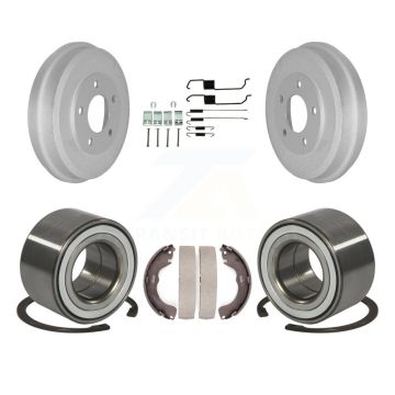 Rear Coated Brake Drum Shoe Hardware & Bearing Kit For Ford Escape Mazda Tribute Mercury K7D-100008