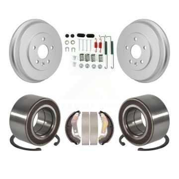 Rear Coated Brake Drum Shoe Hardware And Wheel Bearing Kit For Chevrolet Trax K7D-100009