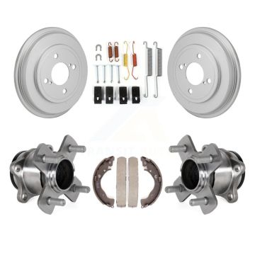 Rear Coated Brake Drum Shoe Hardware And Hub Bearing Assembly Kit For 2015-2020 Honda Fit K7D-100012