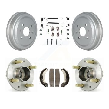 Rear Coated Brake Drum Shoe Hardware & Hub Bearing Kit For Suzuki Swift+ Pontiac G3 Wave K7D-100013