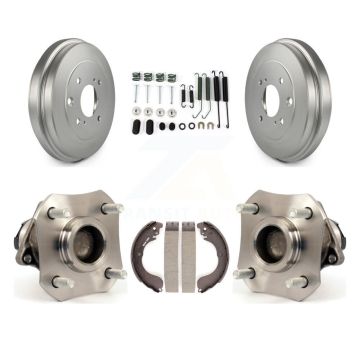 Rear Coated Brake Drum Shoe Hardware And Wheel Hub Bearing Assembly Kit For Nissan Versa K7D-100014