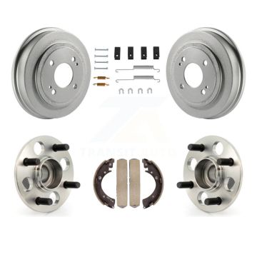Rear Coated Brake Drum Shoe Hardware And Wheel Hub Bearing Kit For Honda Civic Acura EL K7D-100018