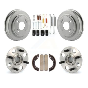 Rear Coated Brake Drum Shoe Hardware And Hub Bearing Assembly Kit For 2007-2008 Honda Fit K7D-100019