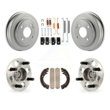 Rear Coated Brake Drum Shoe Hardware And Wheel Hub Bearing Assembly Kit For Honda Civic K7D-100020