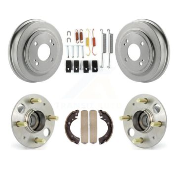 Rear Coated Brake Drum Shoe Hardware And Wheel Hub Bearing Assembly Kit For Honda Civic K7D-100021