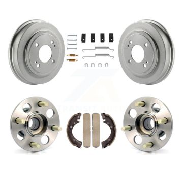 Rear Coated Brake Drum Shoe Hardware And Wheel Hub Bearing Assembly Kit For Honda Civic K7D-100022