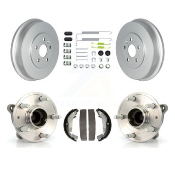 Rear Coated Brake Drum Shoe Hardware And Hub Bearing Kit For 2011-2012 Chevrolet Cruze K7D-100023
