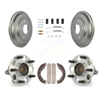 Rear Coated Brake Drum Shoe Hardware And Wheel Hub Bearing Assembly Kit For Honda Civic K7D-100031