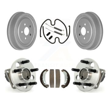 Rear Coated Brake Drum Shoe Hardware And Hub Bearing Kit For Pontiac Sunfire Chevrolet K7D-100033