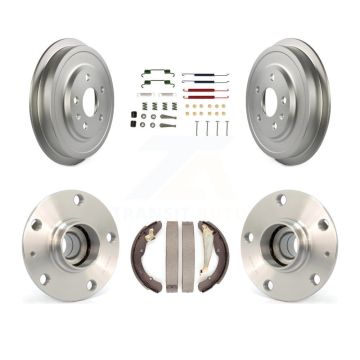 Rear Coated Brake Drum Shoe Hardware And Hub Bearing Assembly Kit For Volkswagen Jetta K7D-100040