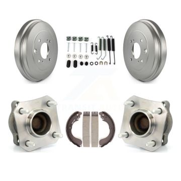 Rear Coated Brake Drum Shoe Hardware And Wheel Hub Bearing Assembly Kit For Nissan Sentra K7D-100042