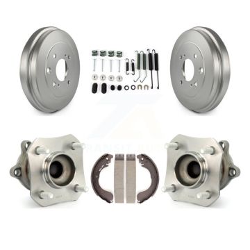 Rear Coated Brake Drum Shoe Hardware And Wheel Hub Bearing Assembly Kit For Nissan Sentra K7D-100043