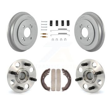 Rear Coated Brake Drum Shoe Hardware And Hub Bearing Kit For 2010-2014 Honda Insight K7D-100045