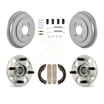 Rear Coated Brake Drum Shoe Hardware And Wheel Hub Bearing Assembly Kit For Honda Civic K7D-100046