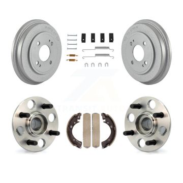 Rear Coated Brake Drum Shoe Hardware And Wheel Hub Bearing Assembly Kit For Honda Civic K7D-100048