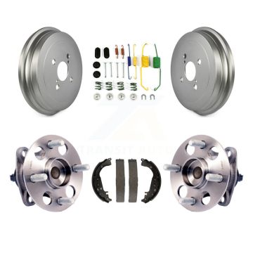 Rear Coated Brake Drum Shoe Hardware And Wheel Hub Bearing Assembly Kit For Toyota Yaris K7D-100052