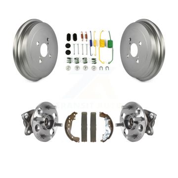 Rear Coated Brake Drum Shoe Hardware And Wheel Hub Bearing Assembly Kit For Toyota Yaris K7D-100053