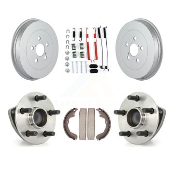 Rear Coated Brake Drum Shoe Hardware And Hub Bearing Kit For Toyota Matrix Pontiac Vibe K7D-100065