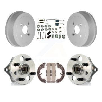 Rear Coated Brake Drum Shoe Hardware & Hub Bearing Kit For Toyota Corolla Prizm Chevrolet K7D-100066