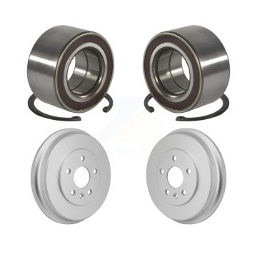 Rear Coated Brakes Drum And Wheel Bearing Kit For 2013-2022 Chevrolet Trax AWD K7D-100071