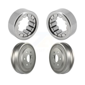 Rear Coated Brakes Drum And Bearing Kit For Chevrolet GMC Silverado 1500 Sierra Classic K7D-100074