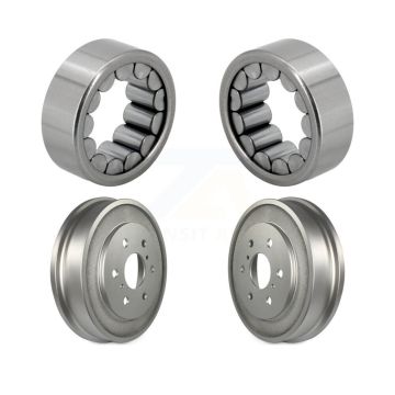 Rear Coated Brakes Drum And Bearing Kit For Chevrolet GMC Silverado 1500 Sierra Classic K7D-100075
