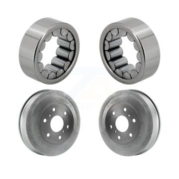 Rear Coated Brakes Drum And Bearing Kit For 2009-2013 GMC Sierra 1500 Chevrolet Silverado K7D-100077