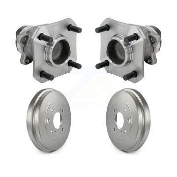 Rear Coated Brakes Drum And Wheel Hub Bearing Assembly Kit For 2009-2014 Nissan Cube K7D-100078