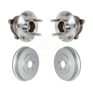 Rear Coated Brakes Drum And Wheel Hub Bearing Assembly Kit For 2016 Chevrolet Cruze K7D-100079