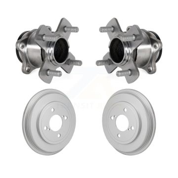 Rear Coated Brakes Drum And Wheel Hub Bearing Assembly Kit For 2015-2020 Honda Fit K7D-100080